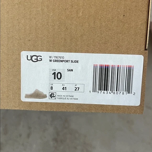 UGG Greenport Slides BEIGE/TAN Women's Blush Slippers NEW - Picture 5 of 5